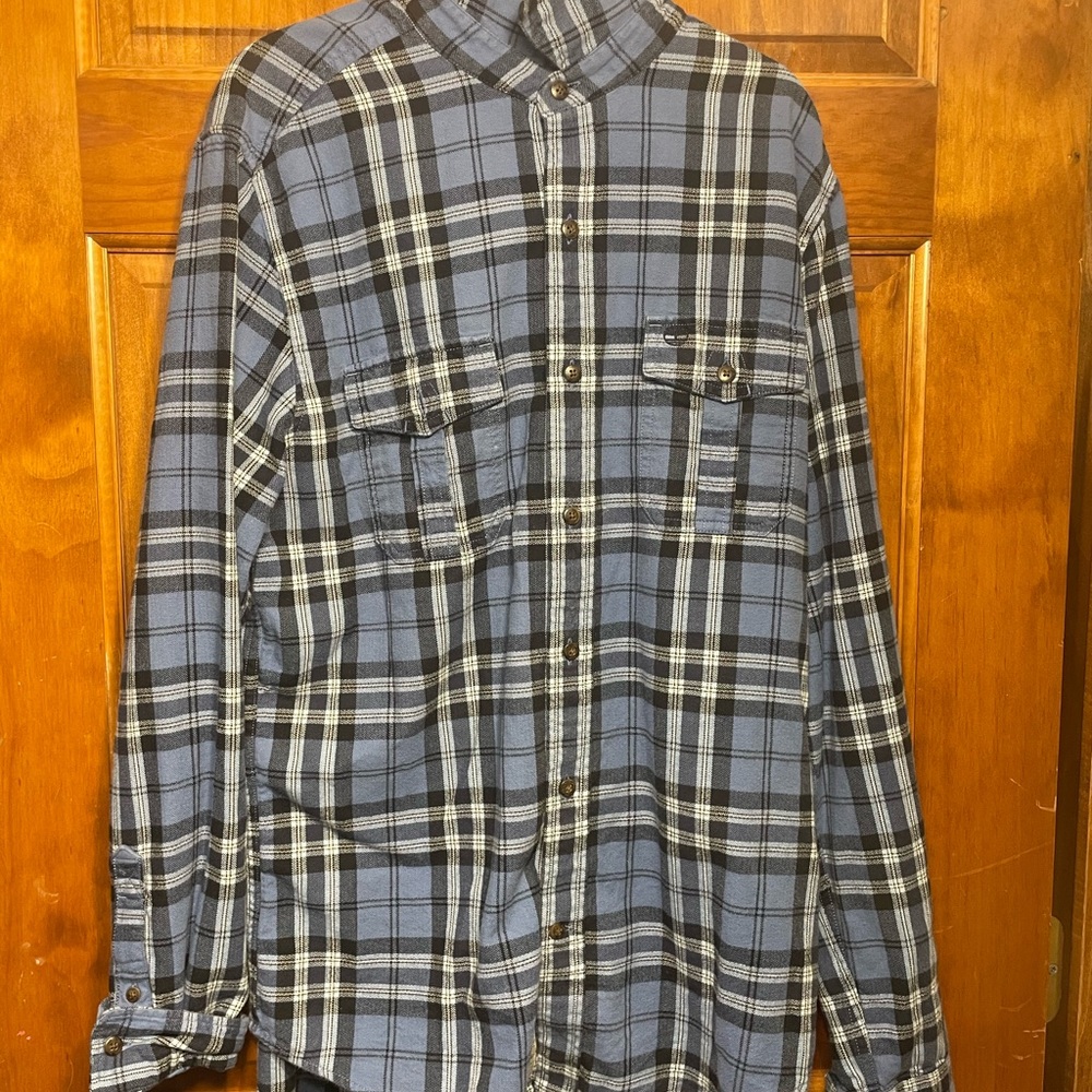 Blue flannel